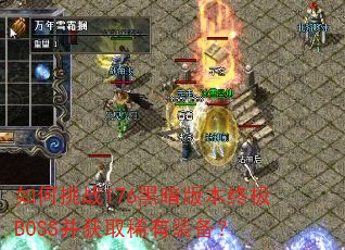 如何挑战176黑暗版本终极BOSS并获取稀有装备? 如何挑战176黑暗版本终极BOSS并获取稀有装备?